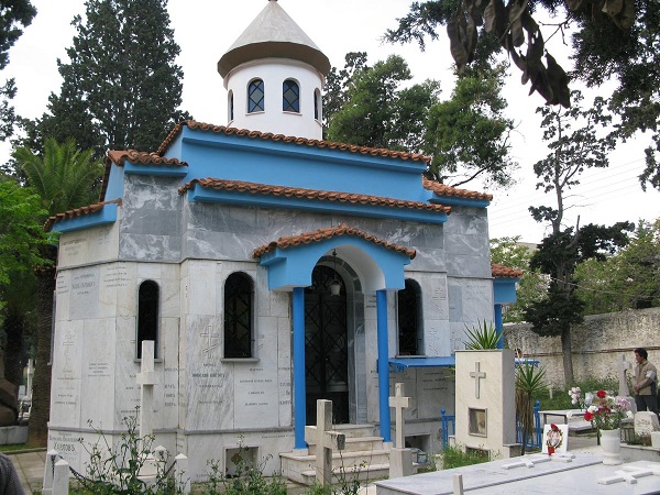 Церковь святой княгини ольги. Пирей, Русское кладбище, Греция