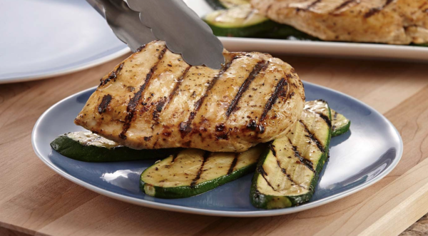 КУРИЦА С КАБАЧКАМИ НА ГРИЛЕ