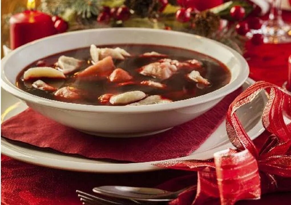 Борщ  польский из исторических рецептов