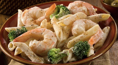 КРЕВЕТКИ С ПЕННЕ